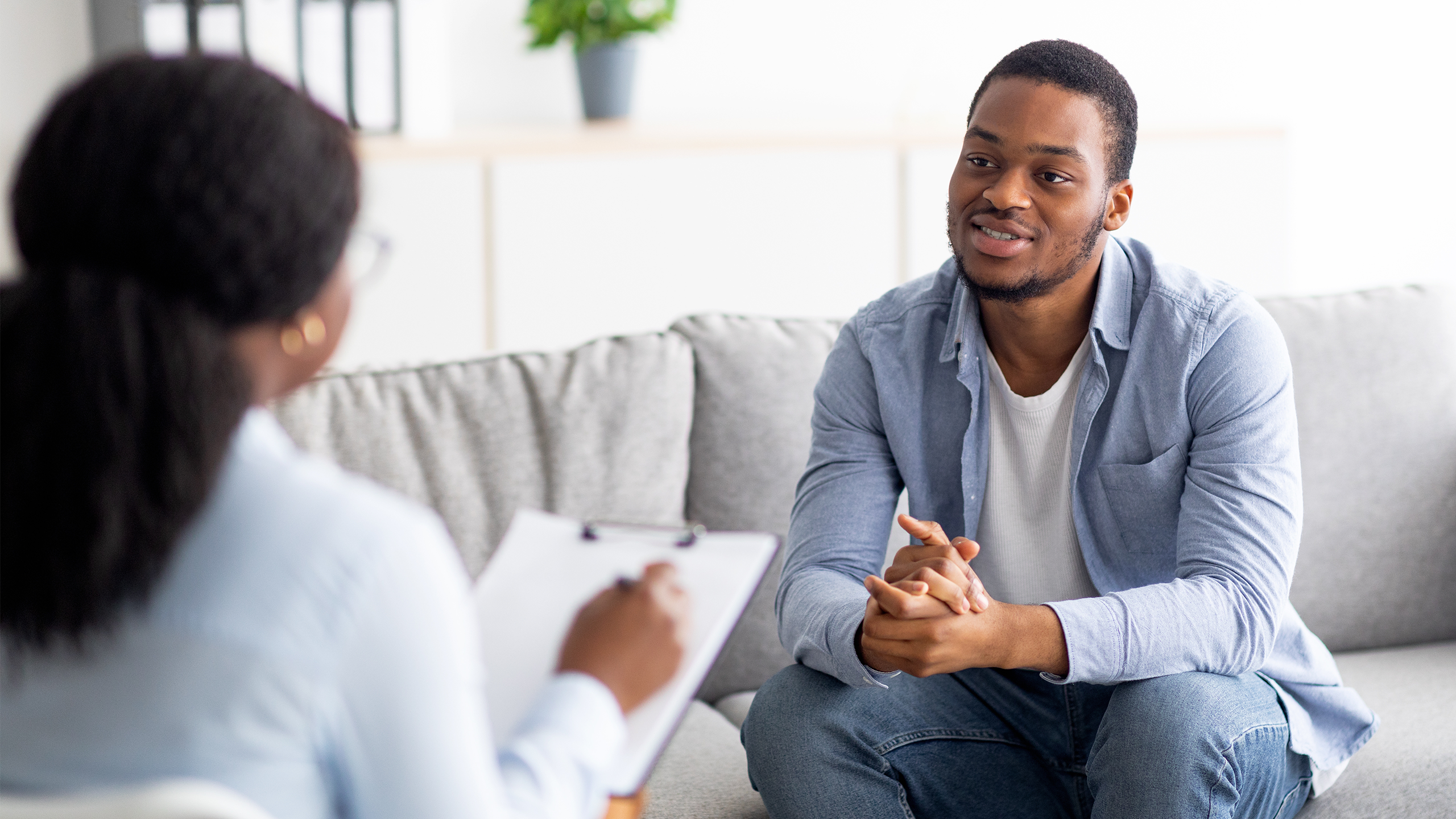 Mental Health - Patient speaking with counselor